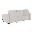 Global Furniure U0707 Reversible Sofa Bed in Chalk