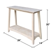 International Concepts Bombay Unfinished Sofa Table