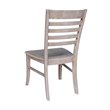 International Concepts Cosmo Dining Chair in Gray Taupe (Set of 2)