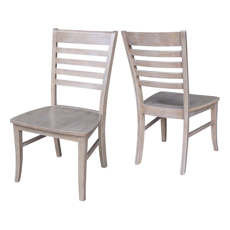 International Concepts Cosmo Dining Chair in Gray Taupe (Set of 2)