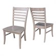 International Concepts Cosmo Dining Chair in Gray Taupe (Set of 2)