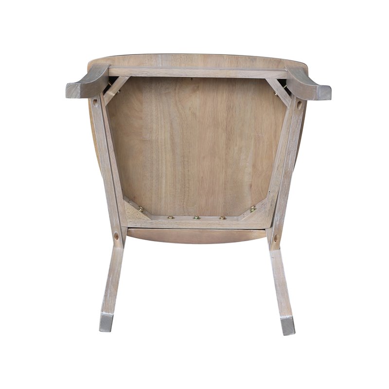 International Concepts Cosmo Dining Chair in Gray Taupe (Set of 2)
