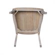 International Concepts Cosmo Dining Chair in Gray Taupe (Set of 2)