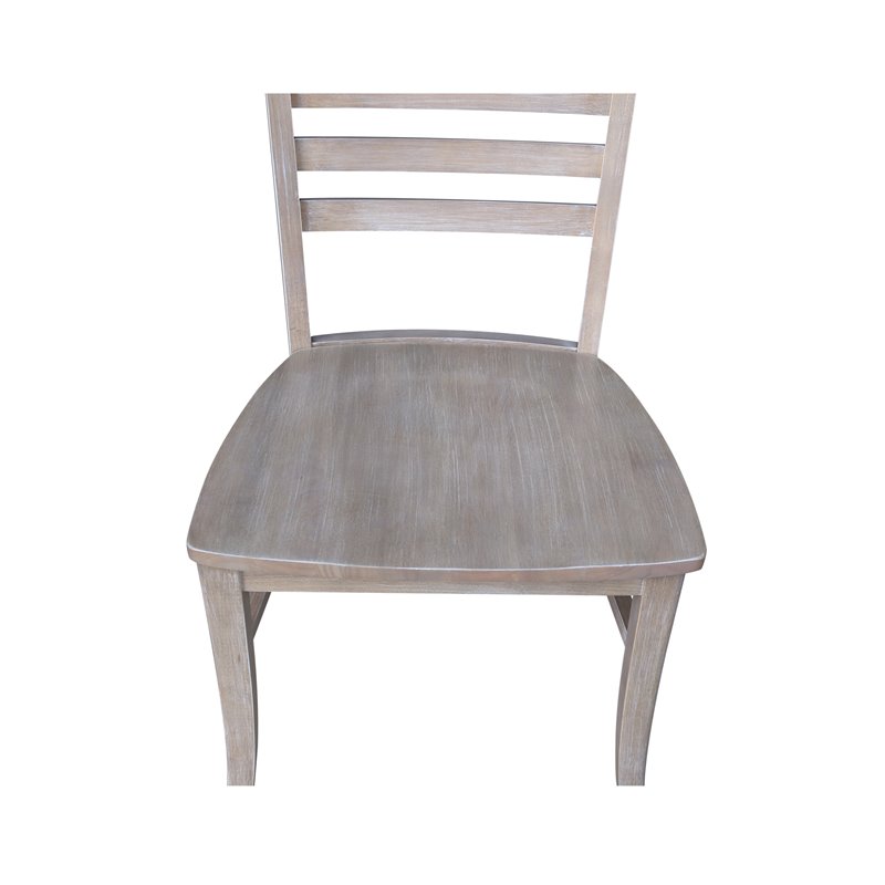 International Concepts Cosmo Dining Chair in Gray Taupe (Set of 2)