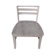 International Concepts Cosmo Dining Chair in Gray Taupe (Set of 2)