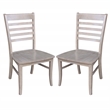 International Concepts Cosmo Dining Chair in Gray Taupe (Set of 2)