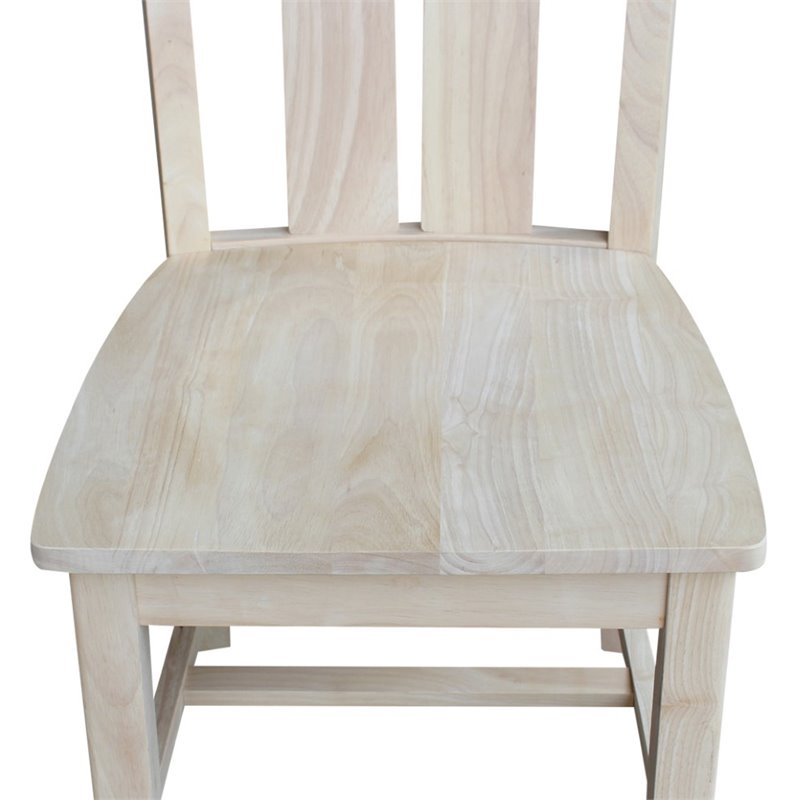 International Concepts Ava Unfinished Dining Chair (Set of 2)