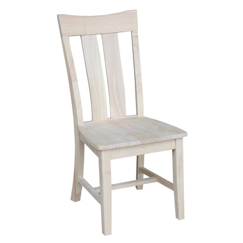 International Concepts Ava Unfinished Dining Chair (Set of 2)