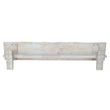 International Concepts Live Edge Unfinished Trestle Bench