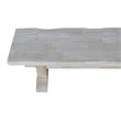 International Concepts Live Edge Unfinished Trestle Bench