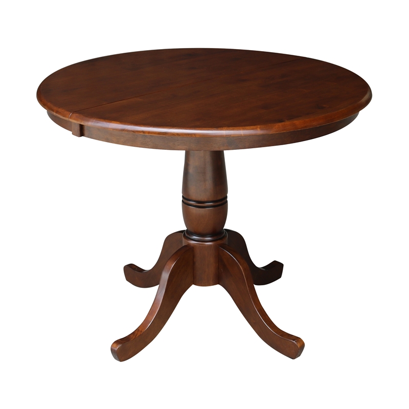 International Concepts 5 Piece Dining Set in Espresso