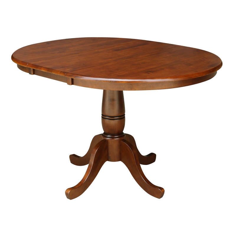International Concepts 5 Piece Dining Set in Espresso