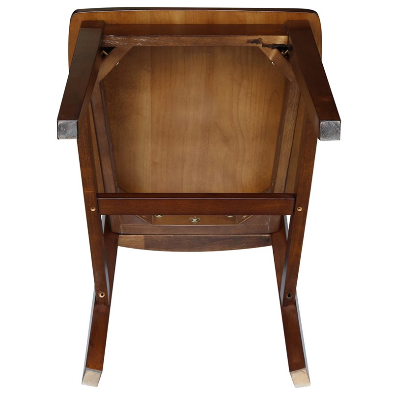 International Concepts San Remo Solid Wood Dining Side Chair in Espresso