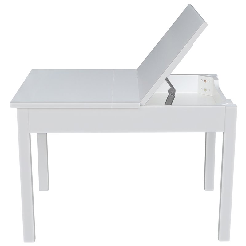 International Concepts Storage Kids Table in White