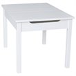 International Concepts Storage Kids Table in White