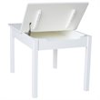 International Concepts Storage Kids Table in White