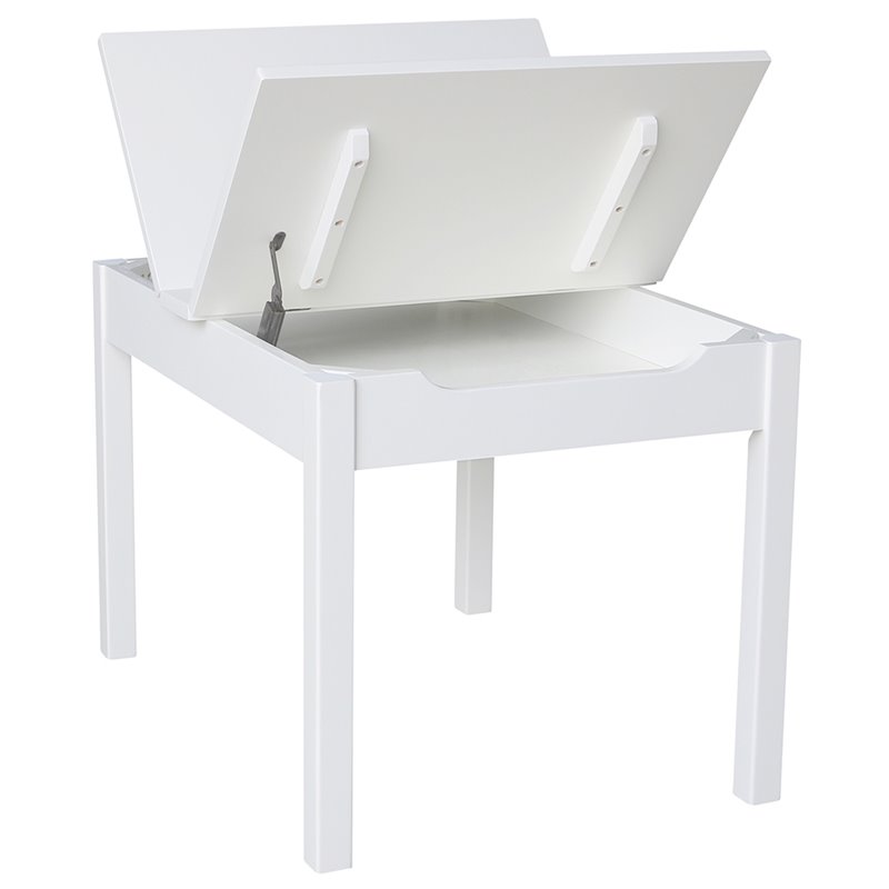 International Concepts Storage Kids Table in White