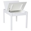 International Concepts Storage Kids Table in White