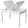 International Concepts Storage Kids Table in White