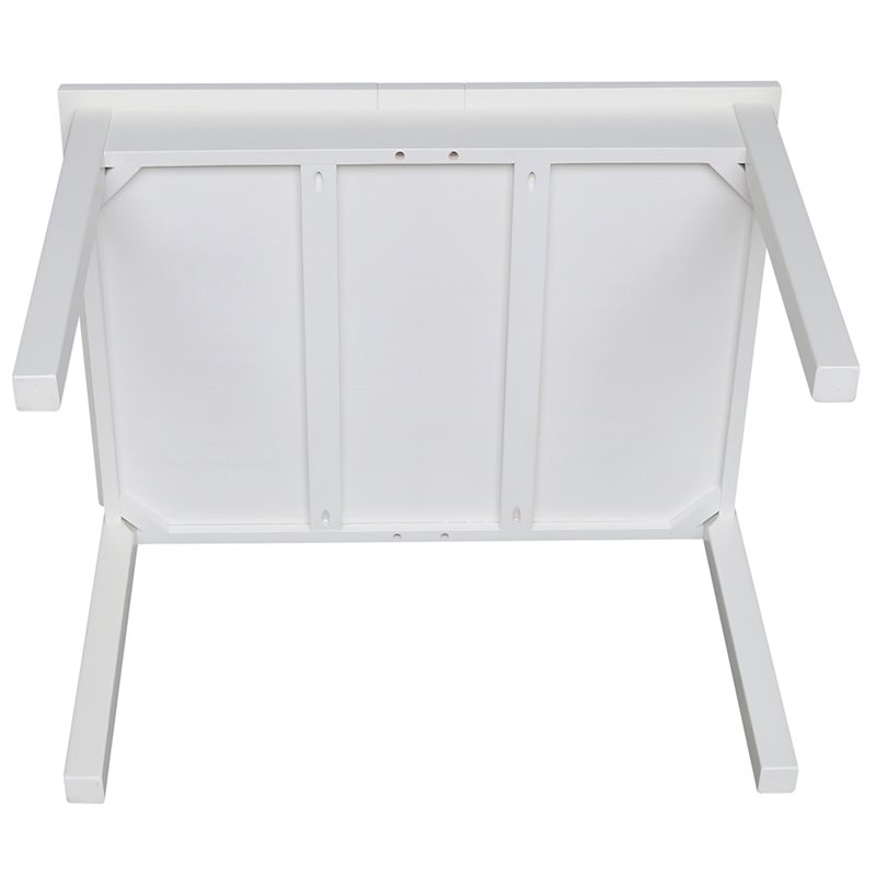 International Concepts Storage Kids Table in White