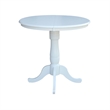 International Concepts 3 Piece Counter Height Dining Set in White