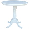 International Concepts 3 Piece Counter Height Dining Set in White