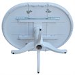 International Concepts Extendable Dining Table in White