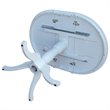 International Concepts Extendable Counter Height Dining Table in White