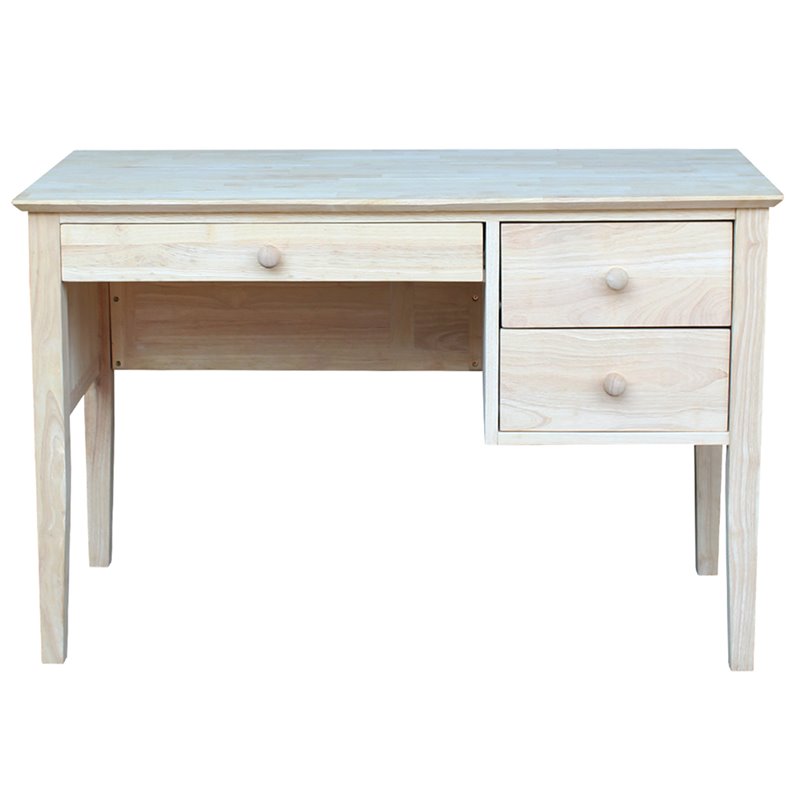 International Concepts Brooklyn Unfinished Writing Desk