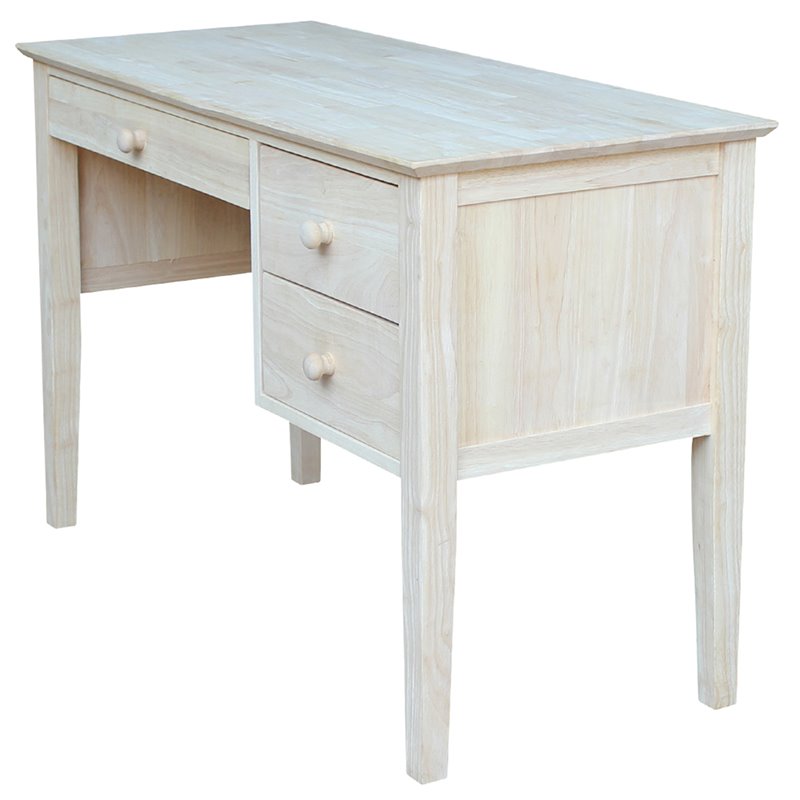 International Concepts Brooklyn Unfinished Writing Desk