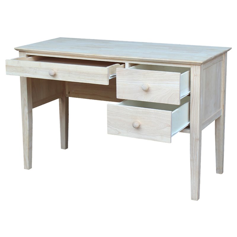 International Concepts Brooklyn Unfinished Writing Desk
