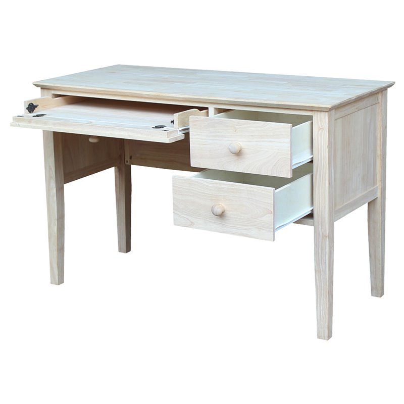 International Concepts Brooklyn Unfinished Writing Desk