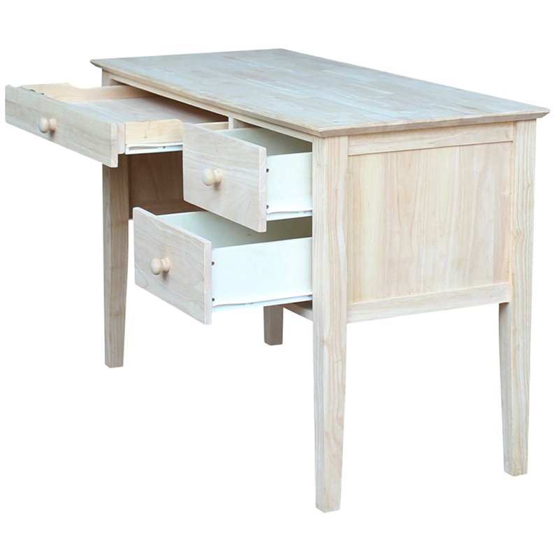 International Concepts Brooklyn Unfinished Writing Desk