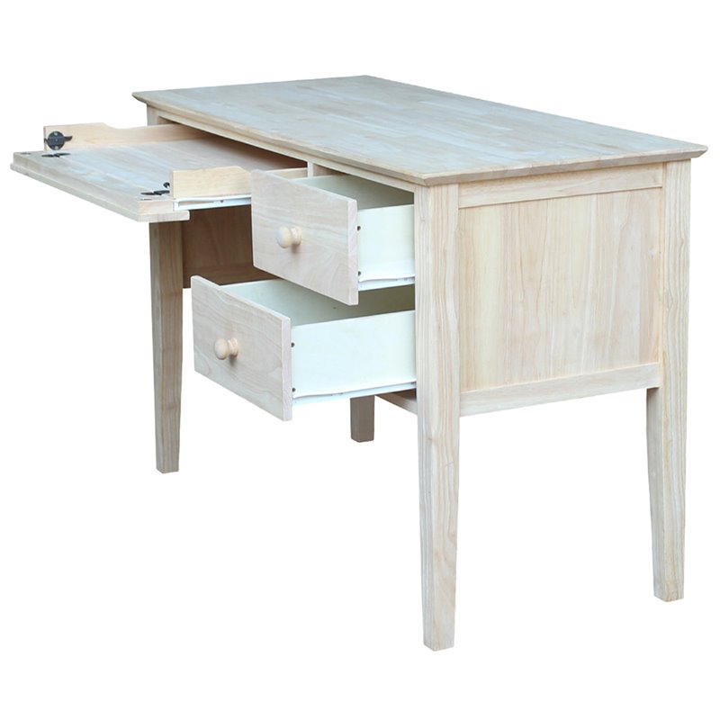 International Concepts Brooklyn Unfinished Writing Desk