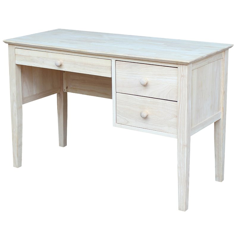 International Concepts Brooklyn Unfinished Writing Desk