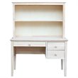 International Concepts Brooklyn Unfinished Writing Desk and Hutch