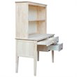 International Concepts Brooklyn Unfinished Writing Desk and Hutch