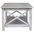 International Concepts Hampton Coffee Table in Washed Gray Taupe