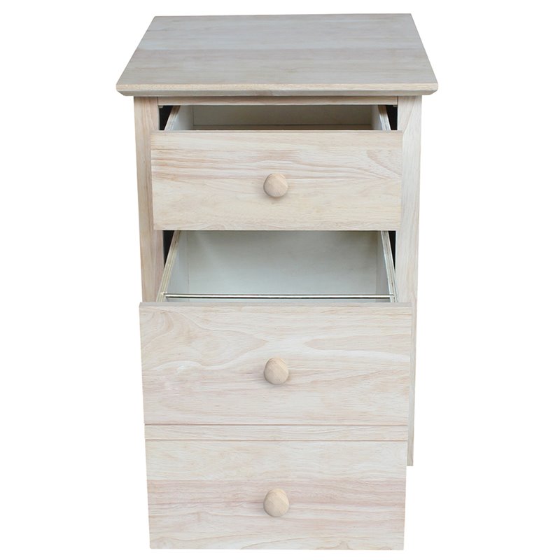 International Concepts 2 Drawer Mobile Vertical File Cabinet