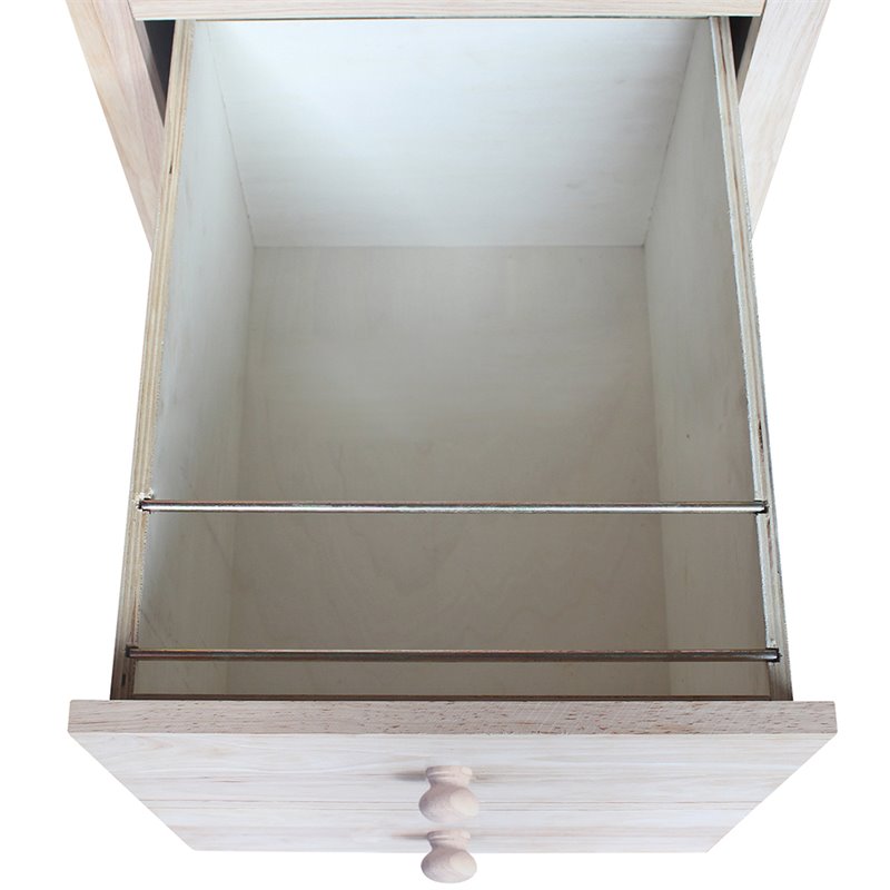 International Concepts 2 Drawer Mobile Vertical File Cabinet