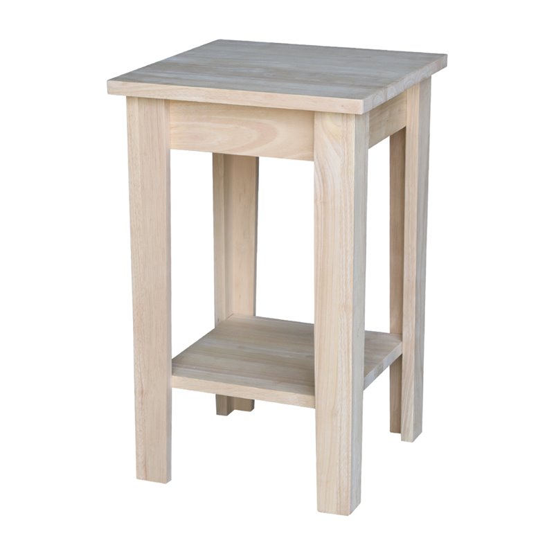 International Concepts Shaker Plant Stand  Unfinished