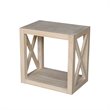 International Concepts Hampton Narrow End Table