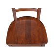 International Concepts Set of Two Solid Wood Emily Side Chairs in Espresso