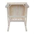 International Concepts Set of Two Aspen Panel Chairs