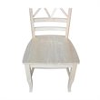 International Concepts Set of Two Lacy Dining Chairs