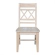 International Concepts Canyon Collection Set of Two Double X- Back Chairs