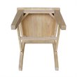 International Concepts Canyon Collection Set of Two Double X- Back Chairs