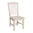 International Concepts Set of Two Solid Wood Stafford Chairs in Unfinished