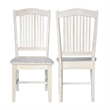International Concepts Set of Two Solid Wood Stafford Chairs in Unfinished