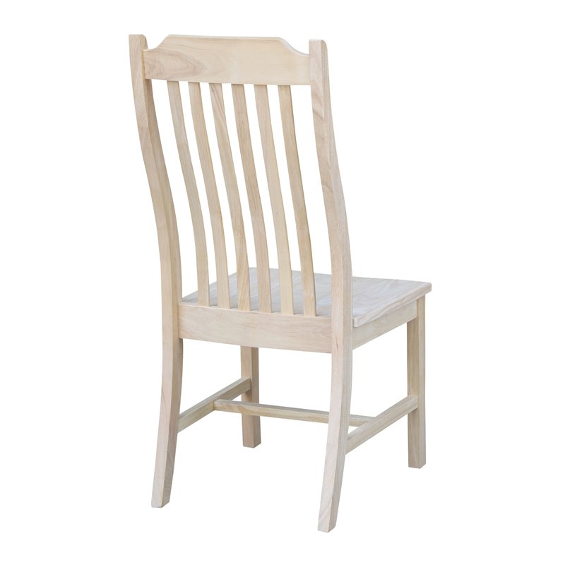International Concepts Set of Two Steambent Mission Chairs